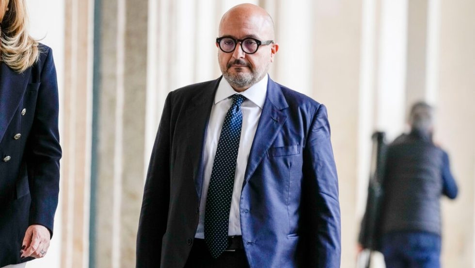 Ο Ιταλός υπουργός Πολιτισμού Τζενάρο Σαντζουλιάνο
